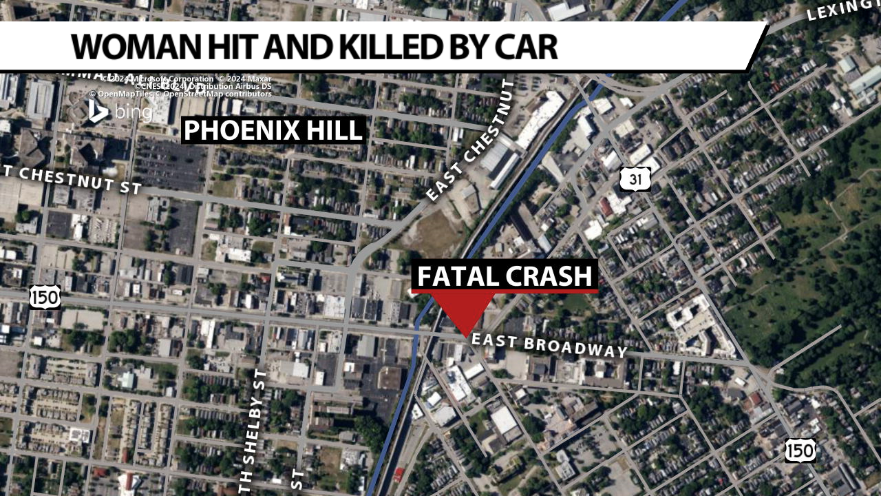 Pedestrian struck on E. Broadway